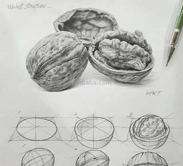 最近很受欢迎的画！韩国画家的结构素描作品高清精选