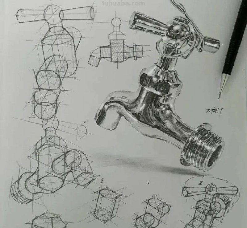 最近很受欢迎的画！韩国画家的结构素描作品高清精选
