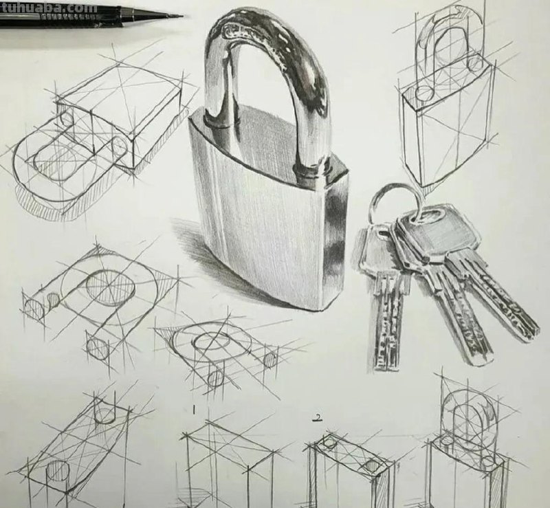 最近很受欢迎的画！韩国画家的结构素描作品高清精选