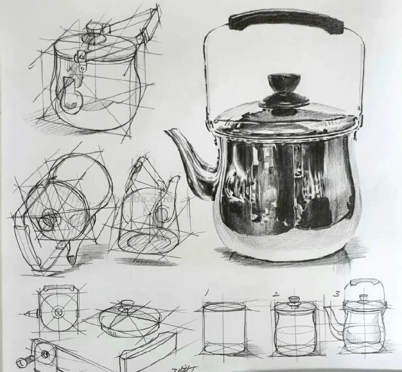 最近很受欢迎的画！韩国画家的结构素描作品高清精选