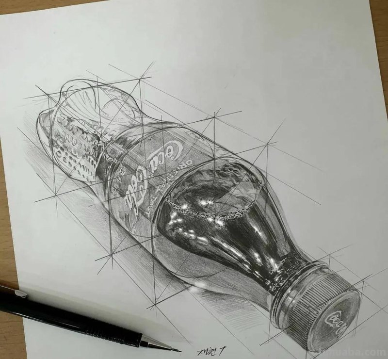 最近很受欢迎的画！韩国画家的结构素描作品高清精选