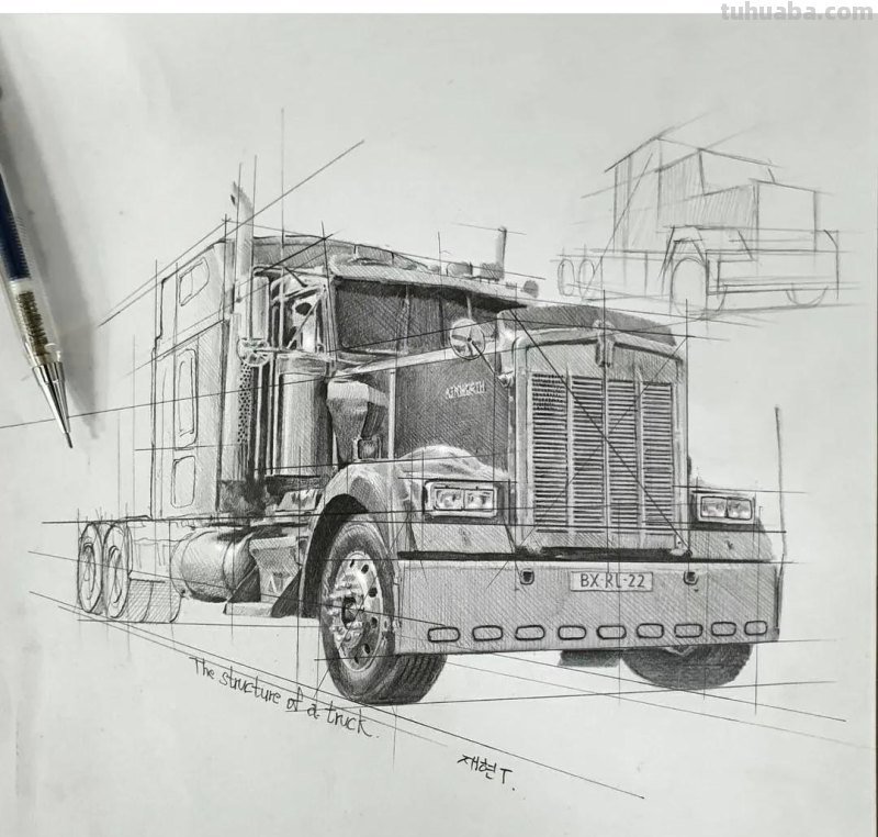 最近很受欢迎的画！韩国画家的结构素描作品高清精选