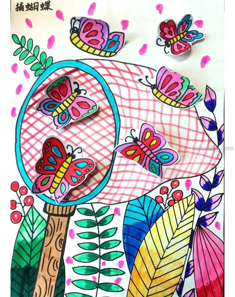 30张~精美儿童画范画作品，直接拿着用！