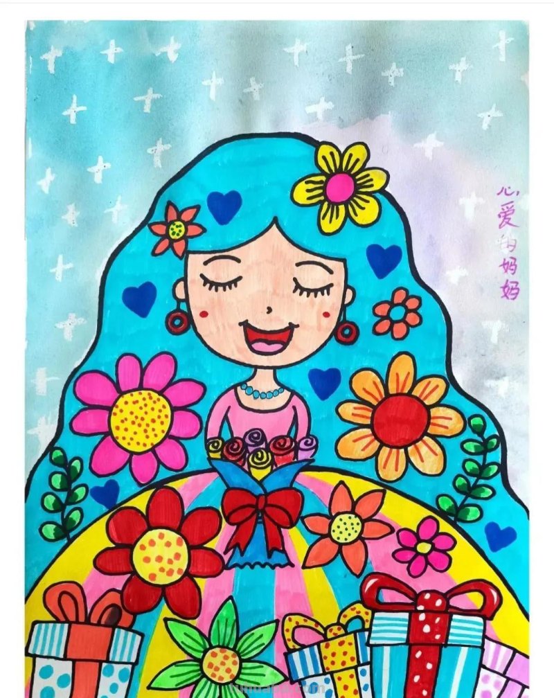 30张~精美儿童画范画作品，直接拿着用！