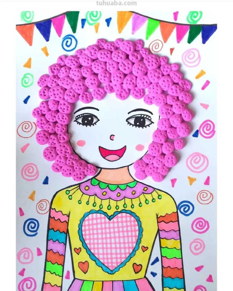 30张~精美儿童画范画作品，直接拿着用！