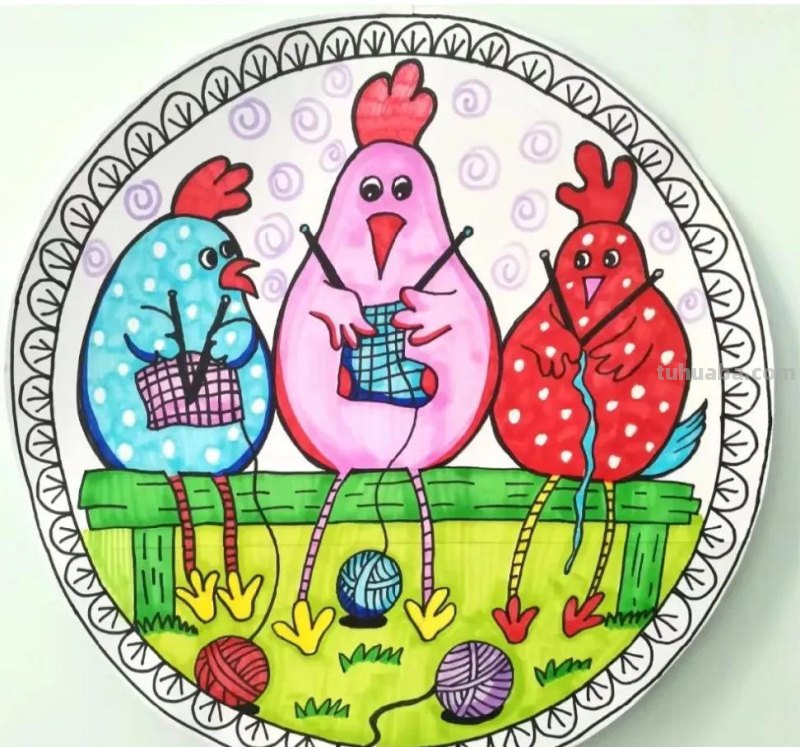 30张~精美儿童画范画作品，直接拿着用！