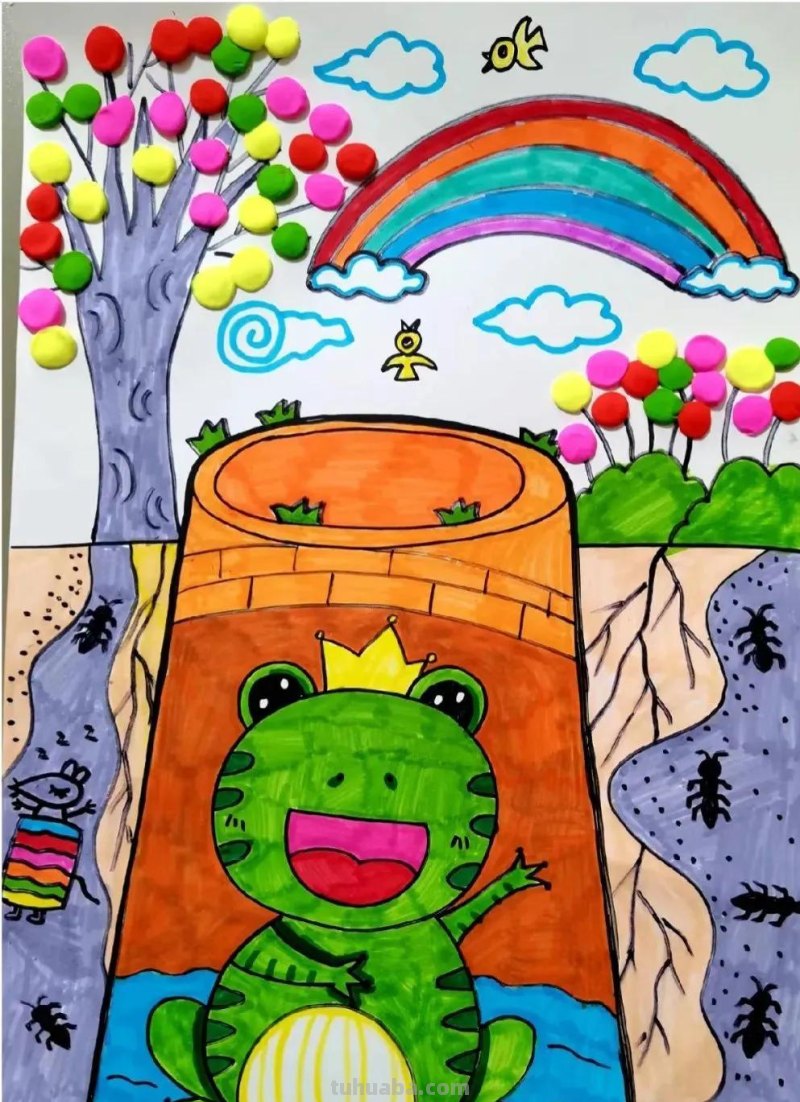 30张~精美儿童画范画作品，直接拿着用！