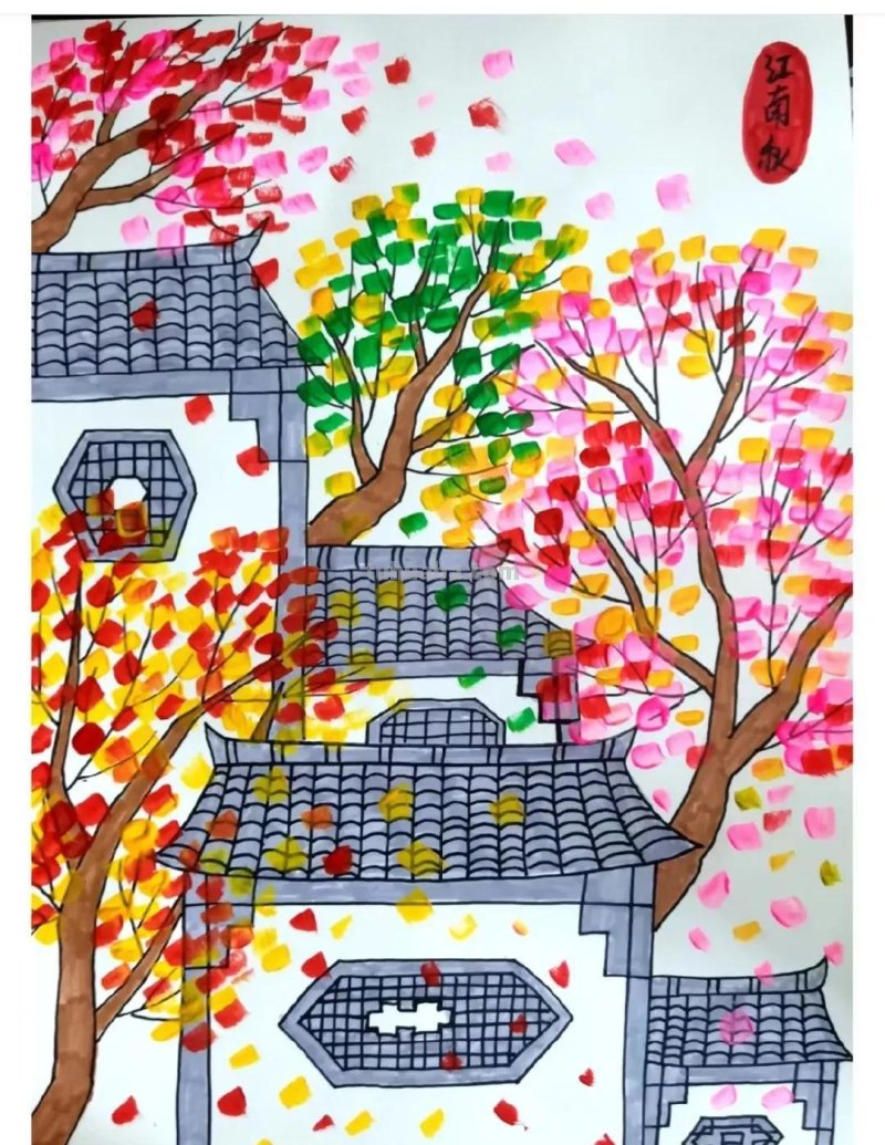 30张~精美儿童画范画作品，直接拿着用！