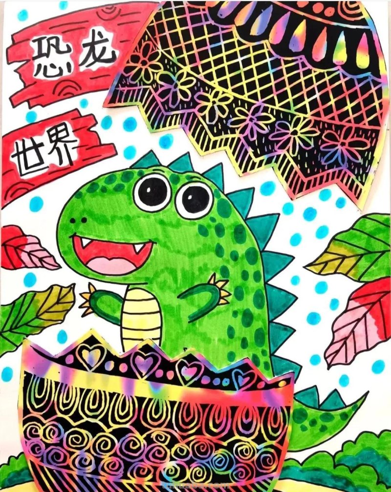 30张~精美儿童画范画作品，直接拿着用！