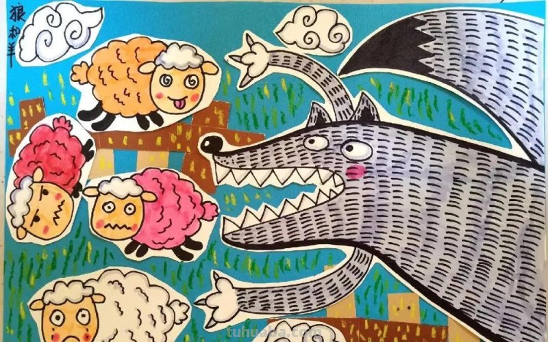 30张~精美儿童画范画作品，直接拿着用！