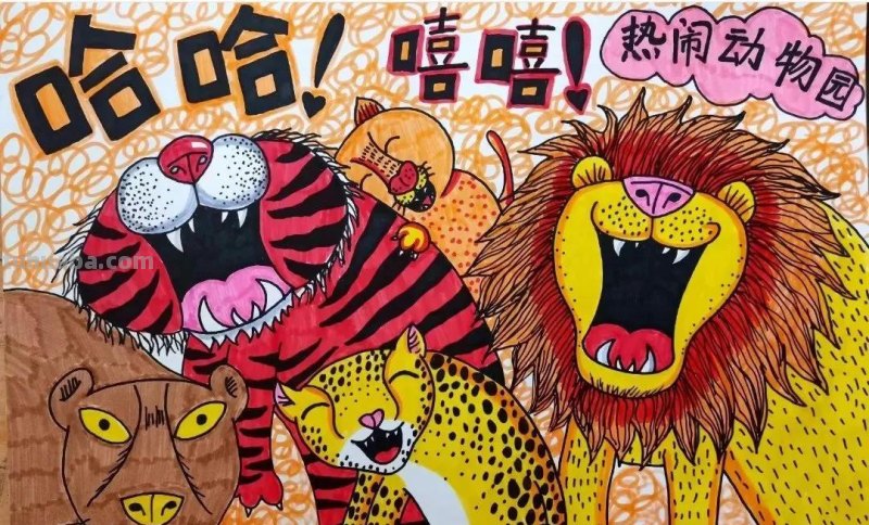 30张~精美儿童画范画作品，直接拿着用！