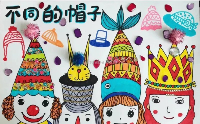30张~精美儿童画范画作品，直接拿着用！