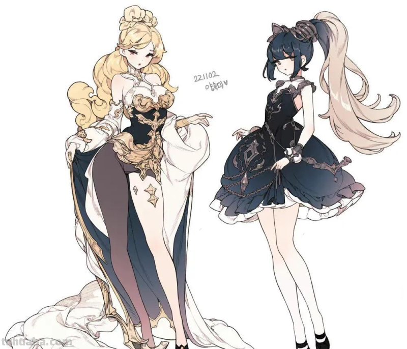 分享10张人体形态耐看的动漫人物美图