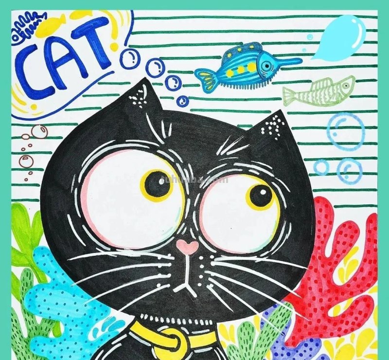 精选少儿美术，卡通人物创意美术18张！赶紧收藏哦