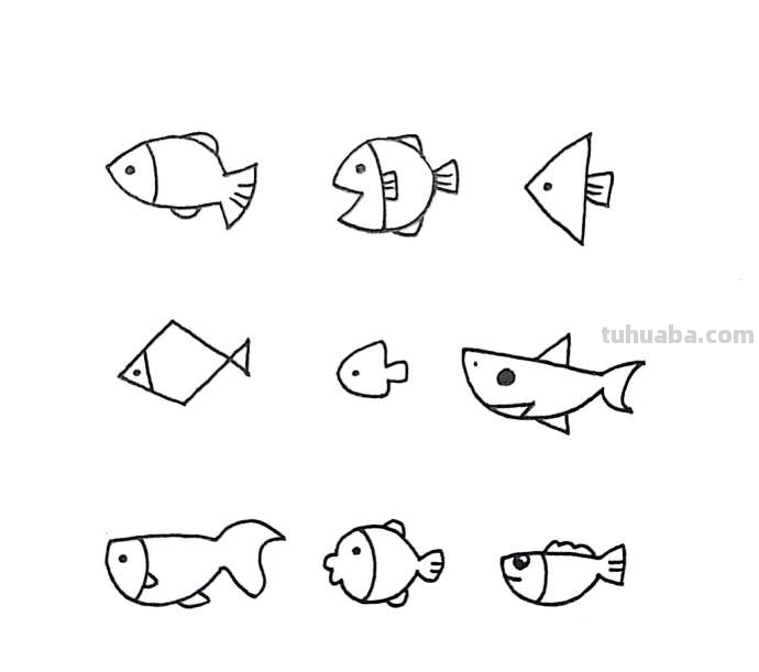9种萌萌哒的简笔画小动物~
