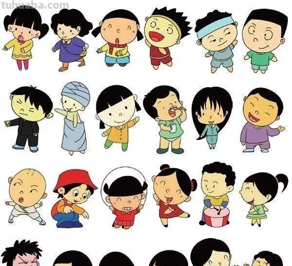 每天学一幅简笔画-简笔画人物大全！你想要画的人物都有哦