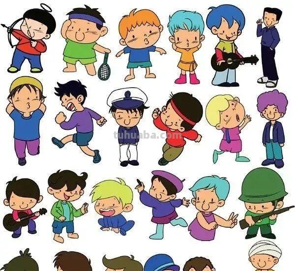 每天学一幅简笔画-简笔画人物大全！你想要画的人物都有哦