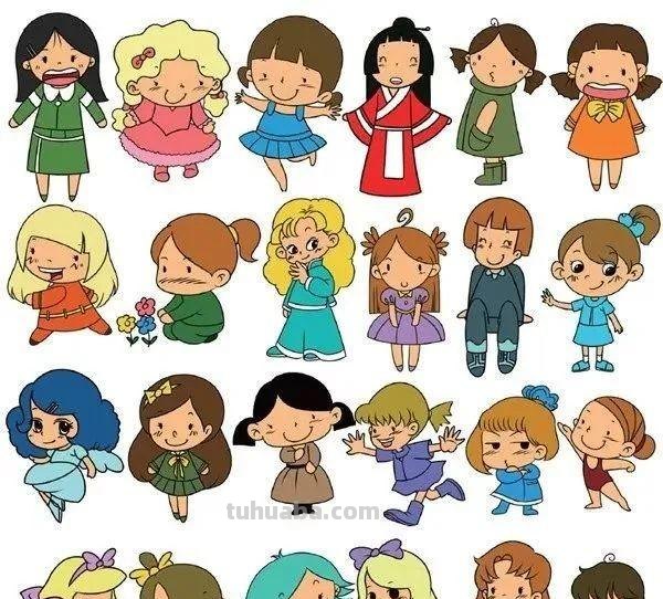 每天学一幅简笔画-简笔画人物大全！你想要画的人物都有哦