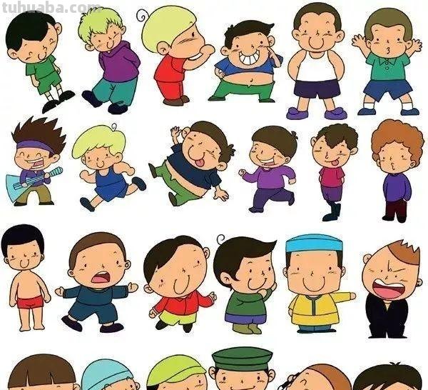 每天学一幅简笔画-简笔画人物大全！你想要画的人物都有哦