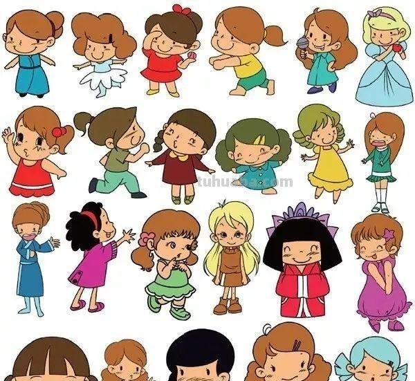 每天学一幅简笔画-简笔画人物大全！你想要画的人物都有哦