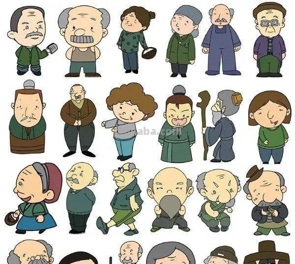 每天学一幅简笔画-简笔画人物大全！你想要画的人物都有哦