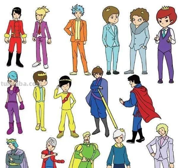 每天学一幅简笔画-简笔画人物大全！你想要画的人物都有哦