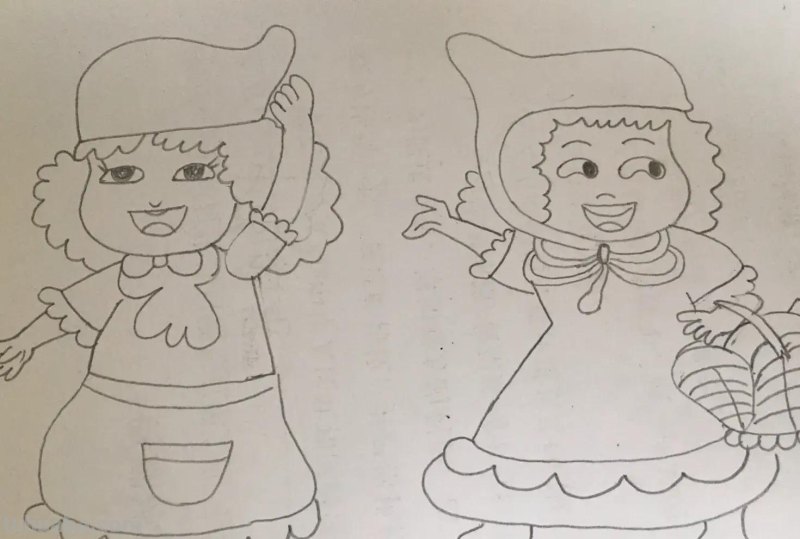 适合初学者练笔的100个人物简笔画