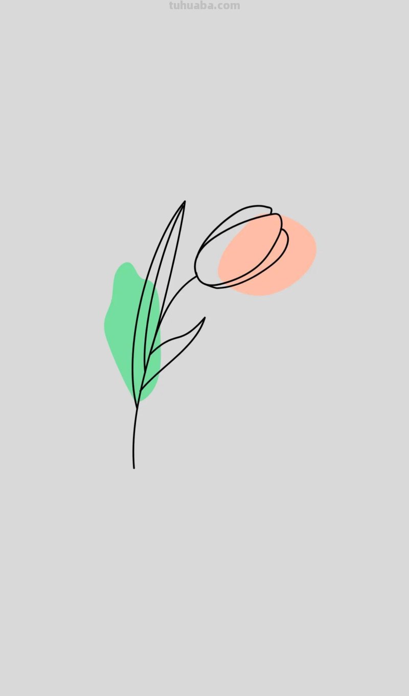 简笔画花朵图片