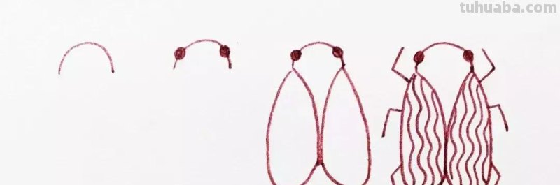 简笔画：昆虫总动员，快收藏起来和孩子一起画吧