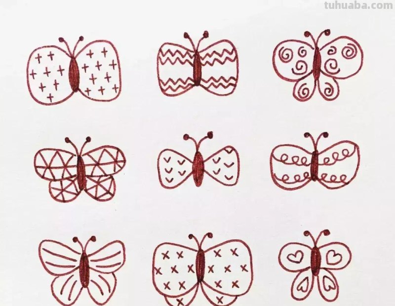 简笔画：昆虫总动员，快收藏起来和孩子一起画吧