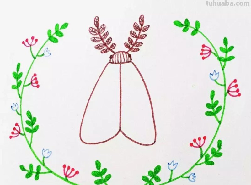 简笔画：昆虫总动员，快收藏起来和孩子一起画吧