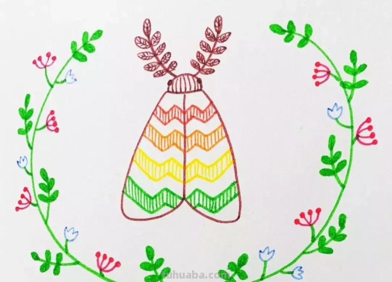 简笔画：昆虫总动员，快收藏起来和孩子一起画吧