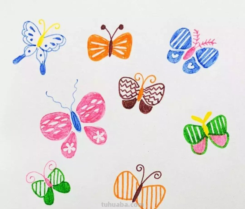 简笔画：昆虫总动员，快收藏起来和孩子一起画吧