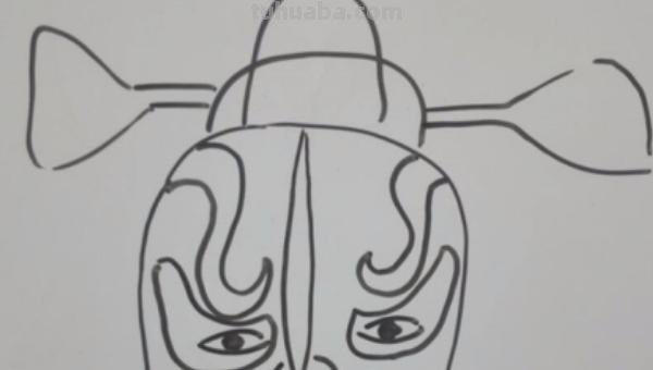 京剧脸谱怎么画简笔画（京剧脸谱怎么画简笔画图片）