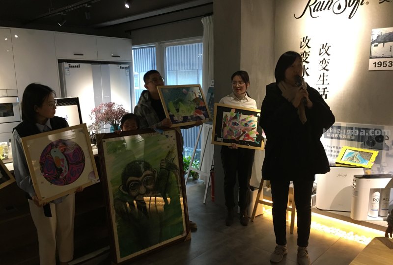 麦麦家第一届“润索杯”儿童公益画展西安举办