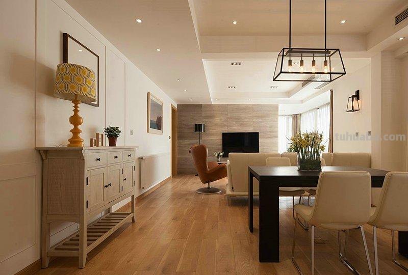 114.57平米三居室装修案例，装修价格只花10万元！-鲁能城·中央公馆装修