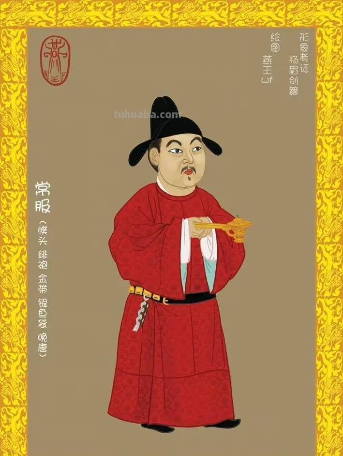 唐朝服饰绘画