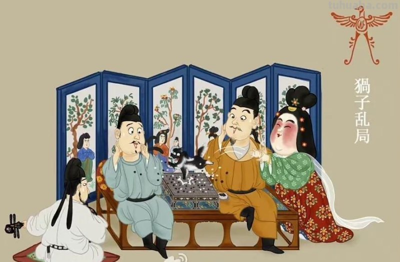 唐朝服饰绘画