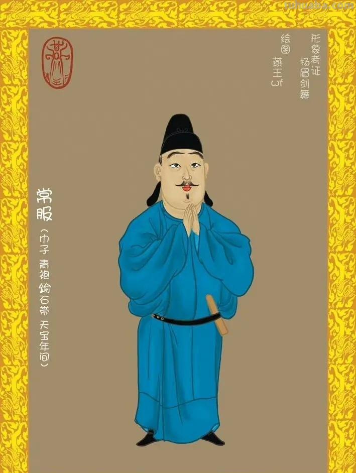 唐朝服饰绘画