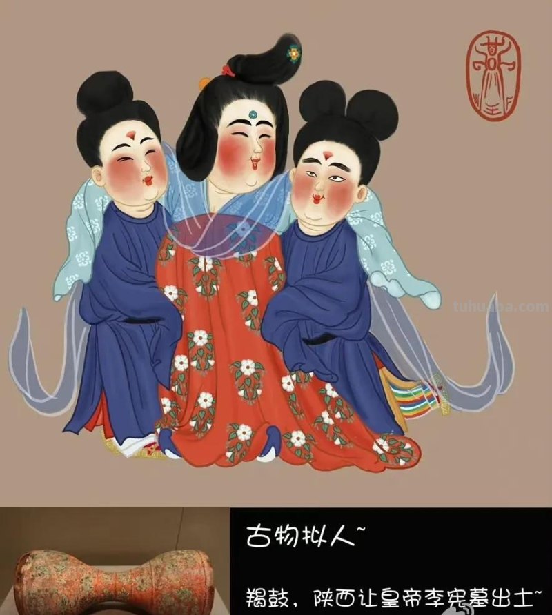 唐朝服饰绘画