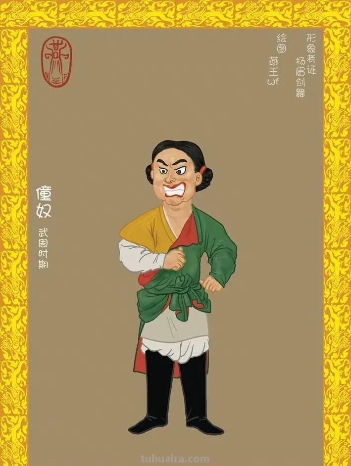 唐朝服饰绘画