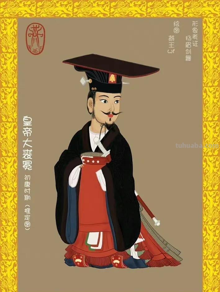 唐朝服饰绘画