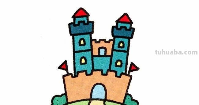 7种不同的建筑简笔画画法步骤，含教程
