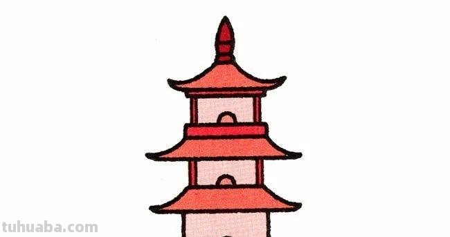7种不同的建筑简笔画画法步骤，含教程