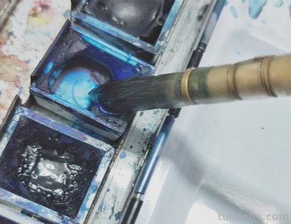 「飞鱼绘」水彩风景课第一节；水彩工具介绍