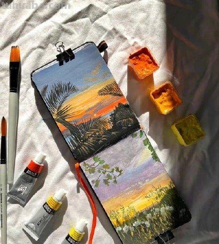 水彩画的特殊绘画工具,这几类绘画方法见都没见过 水彩画的特殊绘画工具,这几类绘画方法见都没见过