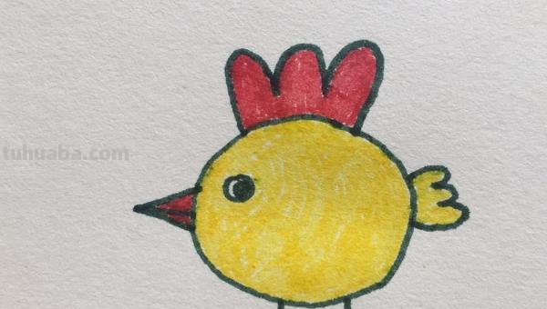 鸡怎么画简笔画上色(鸡怎么画简笔画上色好看) 鸡怎么画简笔画上色(鸡怎么画简笔画上色好看)