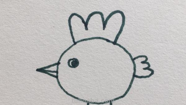 鸡怎么画简笔画上色(鸡怎么画简笔画上色好看) 鸡怎么画简笔画上色(鸡怎么画简笔画上色好看)