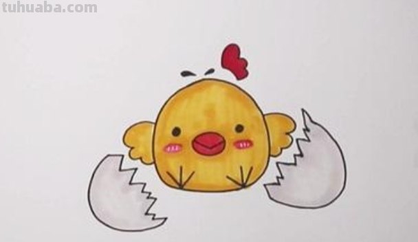 鸡怎么画简笔画上色(鸡怎么画简笔画上色好看) 鸡怎么画简笔画上色(鸡怎么画简笔画上色好看)
