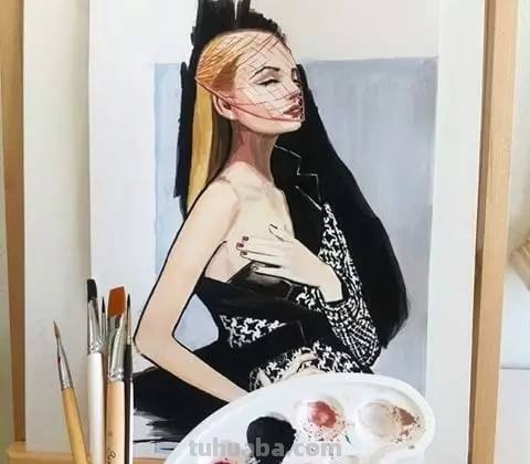 简单易上手的水彩人物插画，你喜欢么？